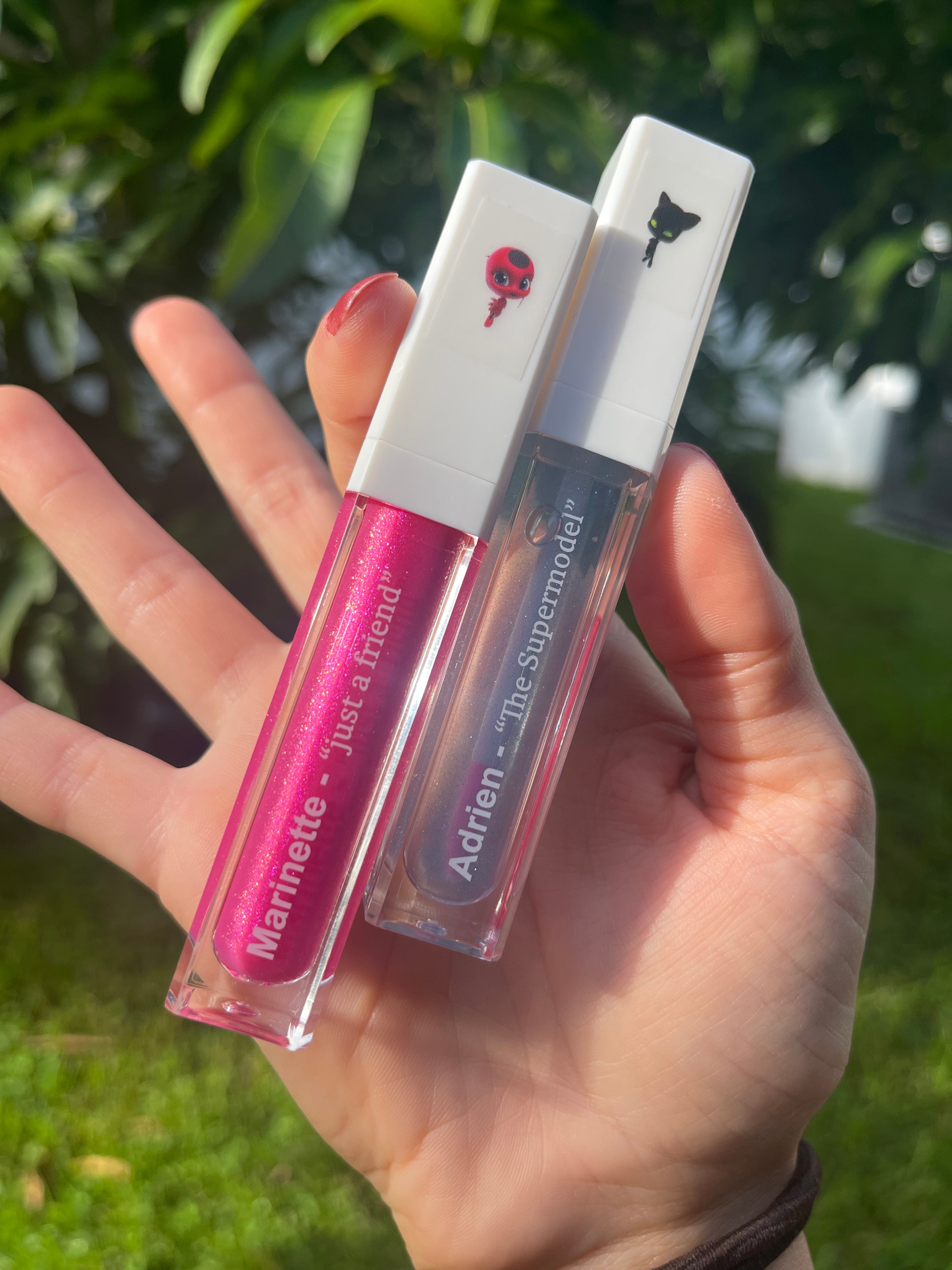 Adrienette: The Supermodel and “Just a Friend” Lip gloss set