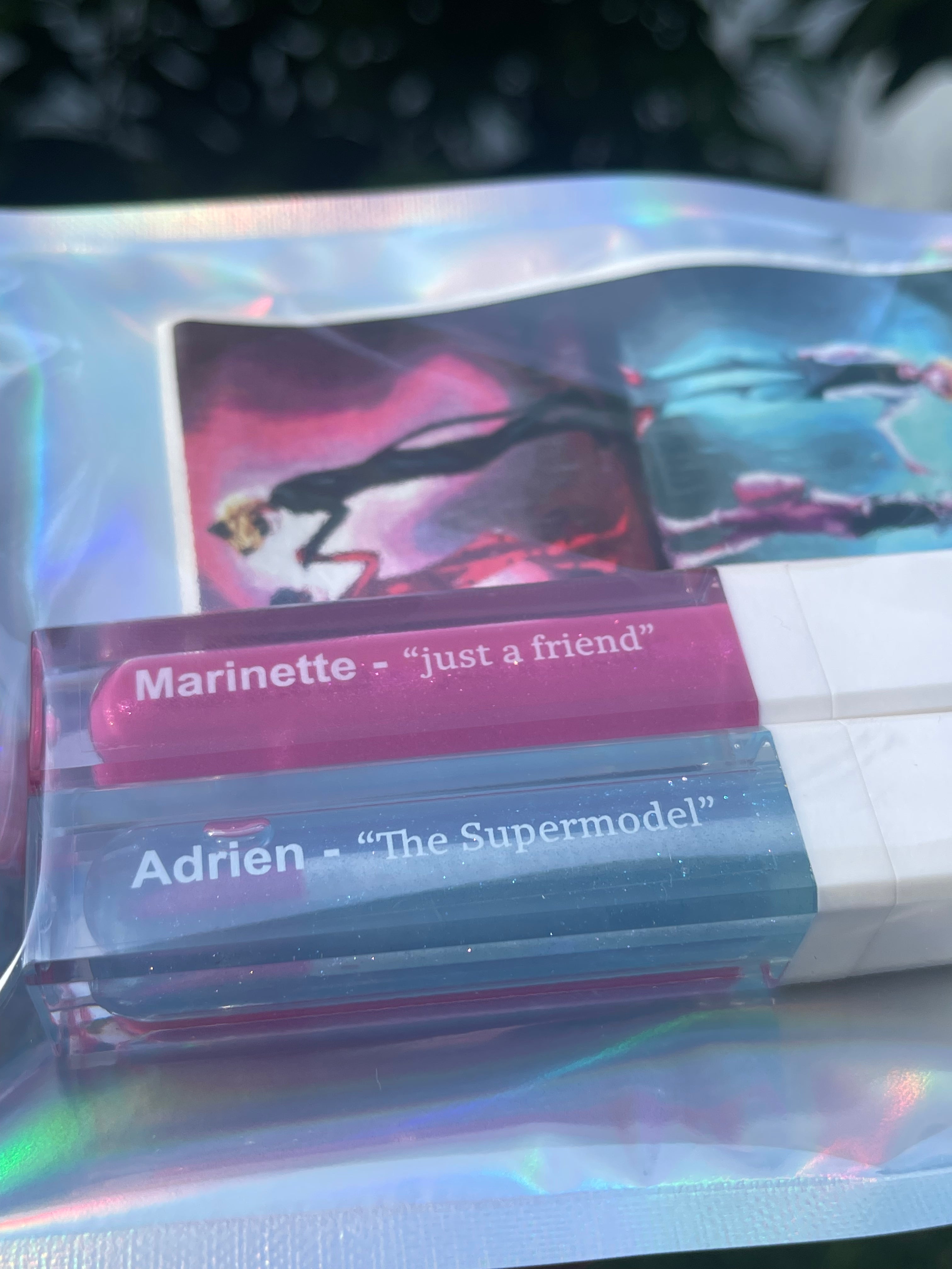 Adrienette: The Supermodel and “Just a Friend” Lip gloss set